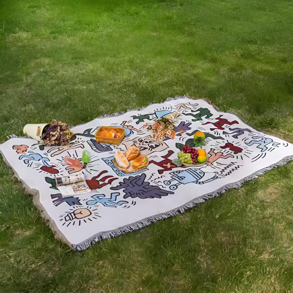 Bold Expressions | Tassel Throw Blanket