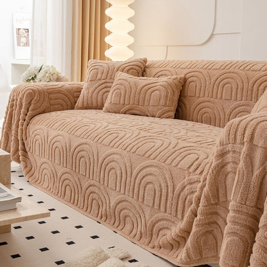 Celestial | Plush Sofa Cover for Living Room Furniture Protection