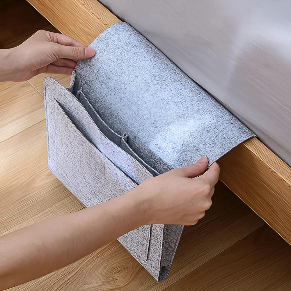 BedsideBuddy | All-in-One Bedside Organizer for Essentials Storage