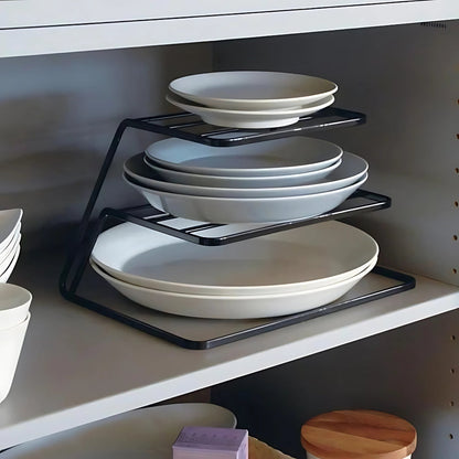 DishMaster | 2-Tier Dish Drainer and Organizer