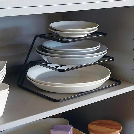 DishMaster | 2-Tier Dish Drainer and Organizer