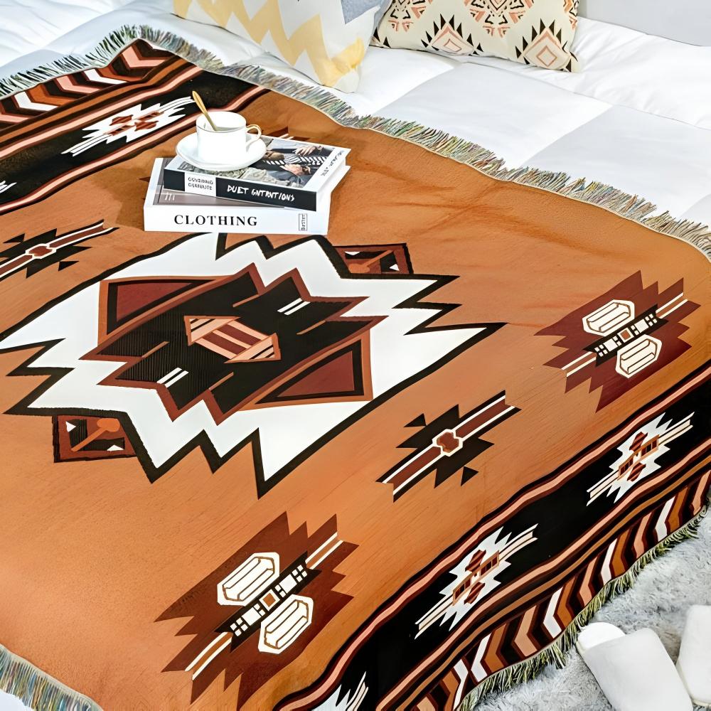 DesertBloom | Tapestry Picnic Blanket and Throw