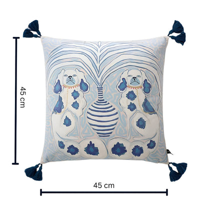 BluePaws | Artistic Cushion Cover With Tassels