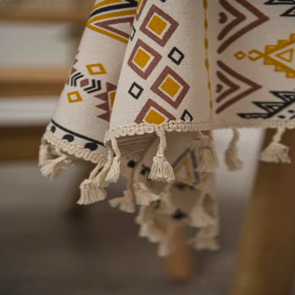 BohoCharm | Exquisite Bohemian Tablecloth With Tassels
