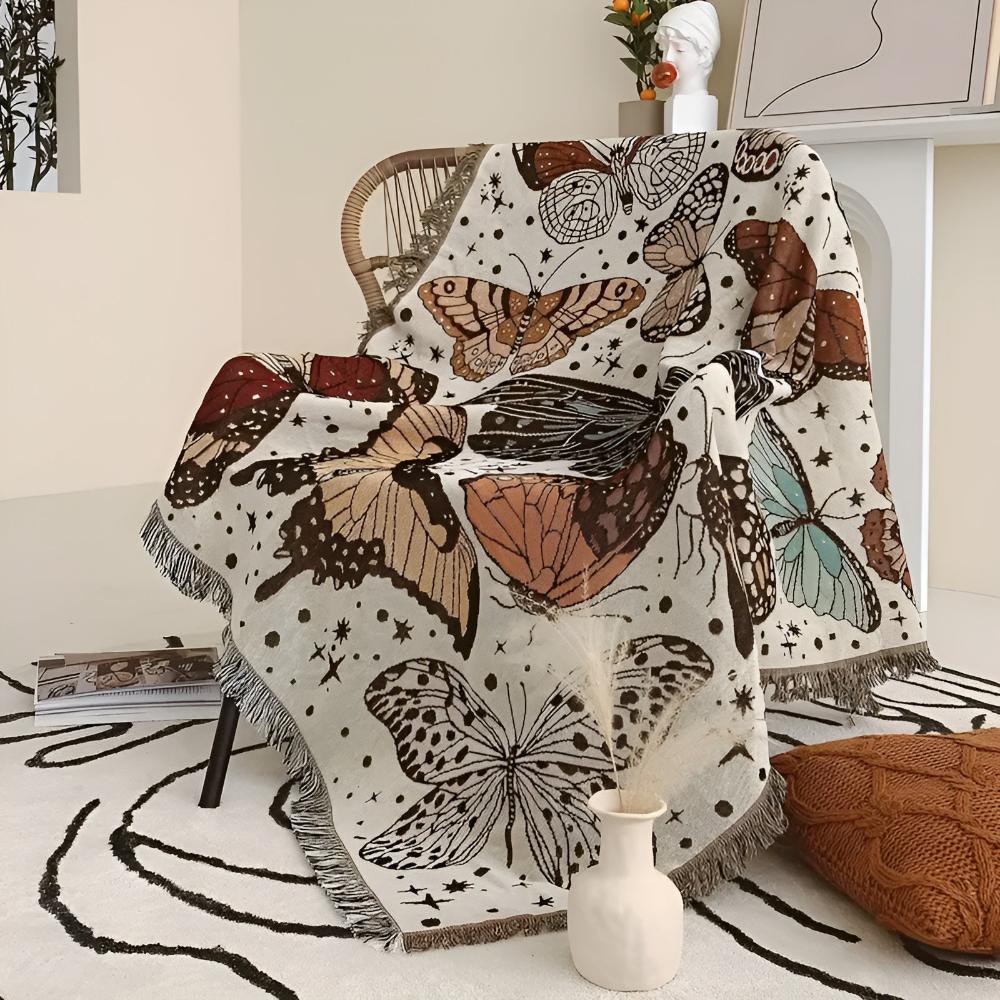ButterflyGarden | Cozy Butterfly Garden Blanket For Home Decor