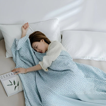 CozyMaze | Pure Cotton Blanket For Comfort And Warmth