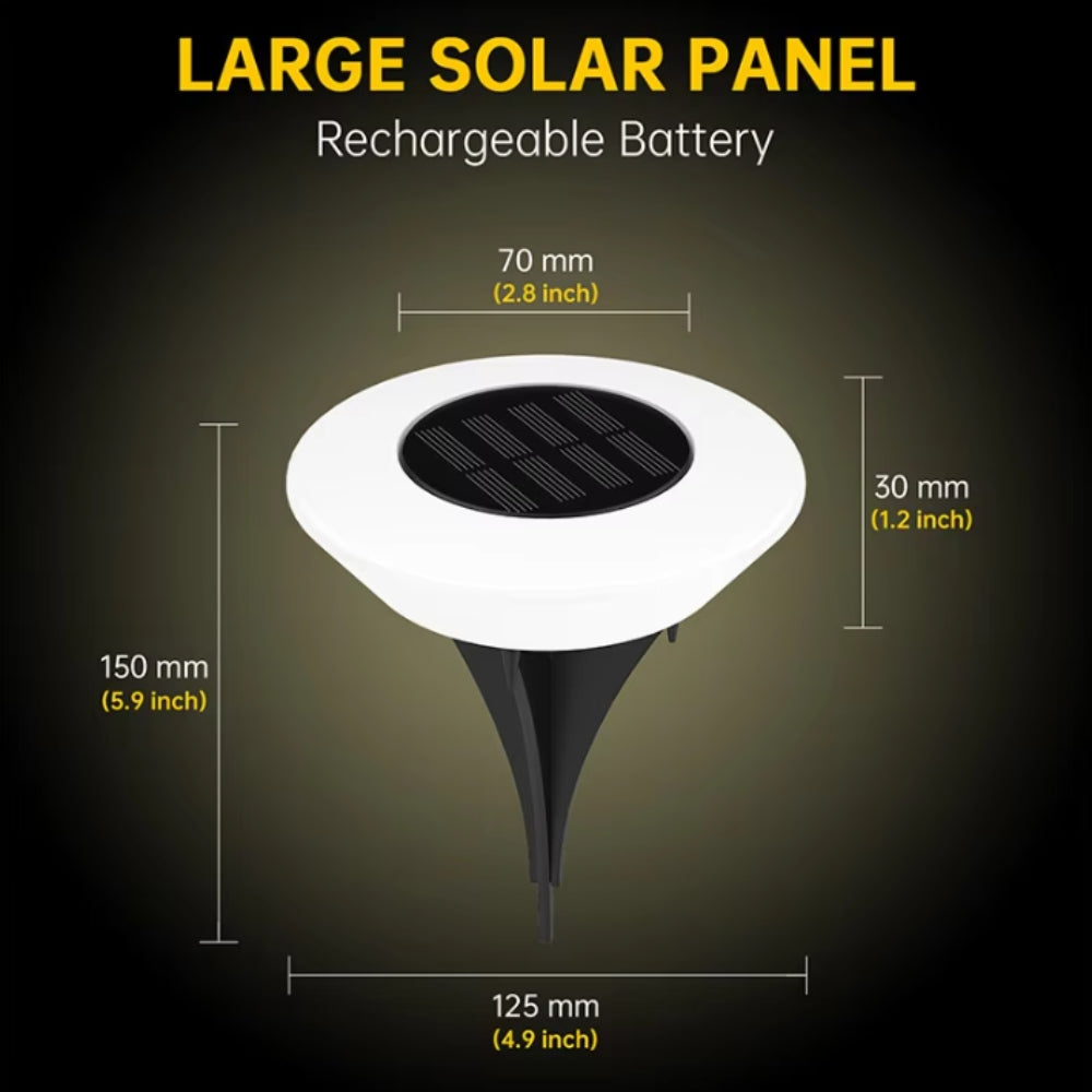 BrightPath | Solar LED Outdoor Pathway Lights 4 Pack