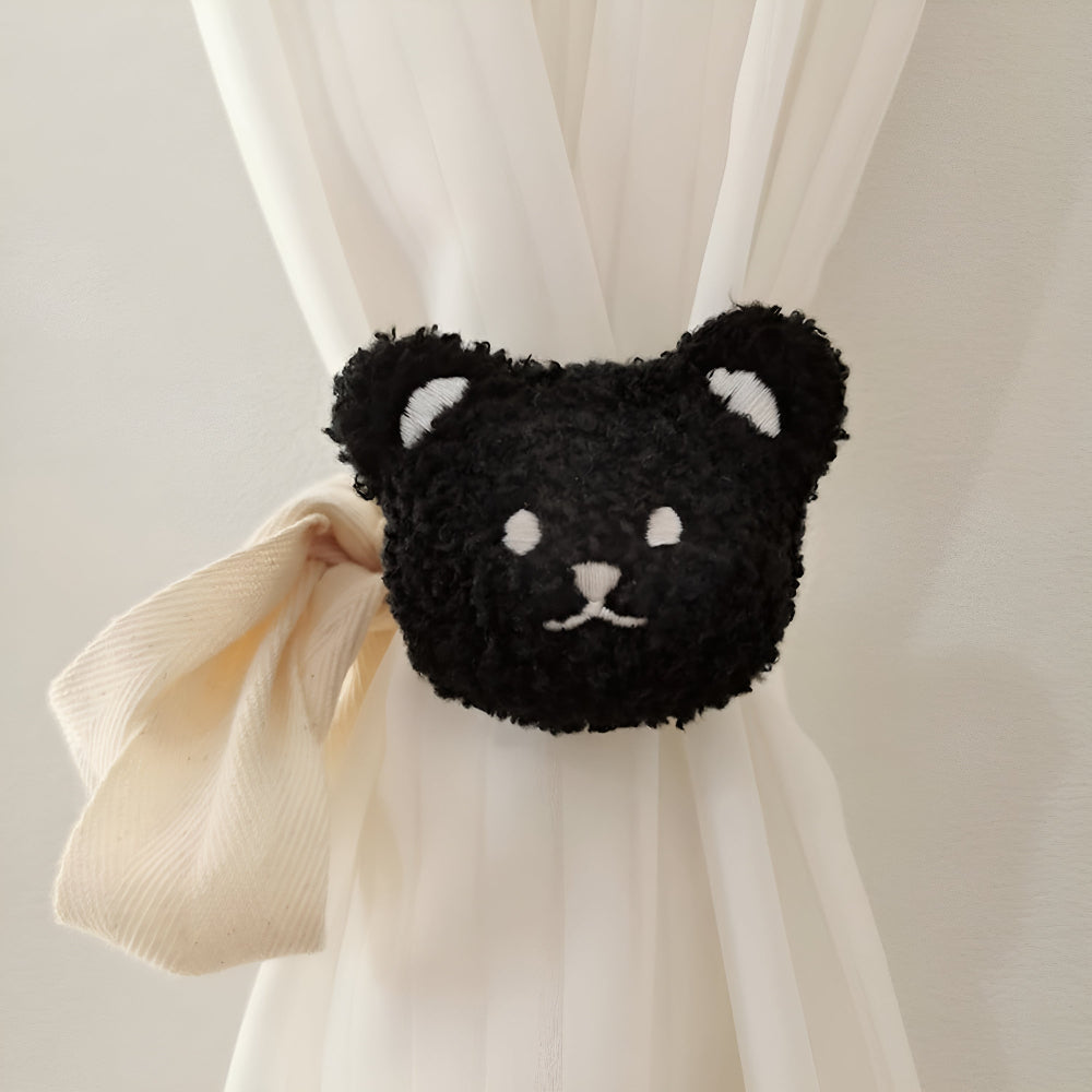 CuddleClasp | Teddy Bear Curtain Tiebacks Set