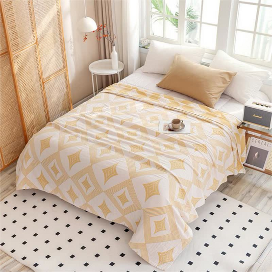 DiamondWeave | Geometric Pattern Blanket