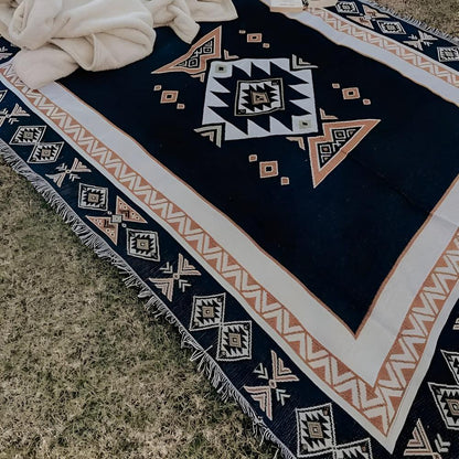 DesertBloom | Tapestry Picnic Blanket and Throw