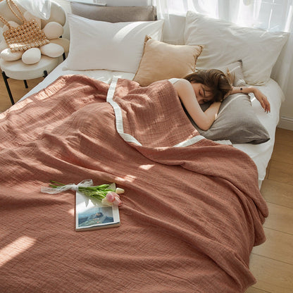 CozyNest | Deluxe Multi-Layer Muslin Cotton Blanket