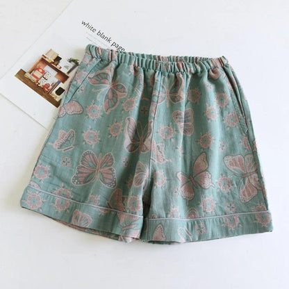 ButterflyBloom | Cotton Lounge Shorts Butterfly Bloom Design