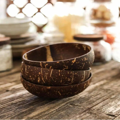 CocoCraft | Handcrafted Eco-Friendly Coconut Bowls Set