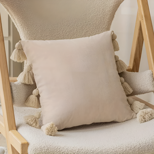 BohoNest | Bohemian Pompom Cushion Cover
