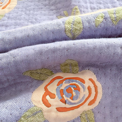 BowKnot | Rose Cotton Gauze Blanket