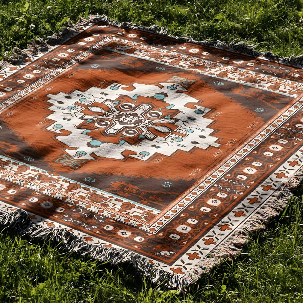DesertBloom | Tapestry Picnic Blanket and Throw