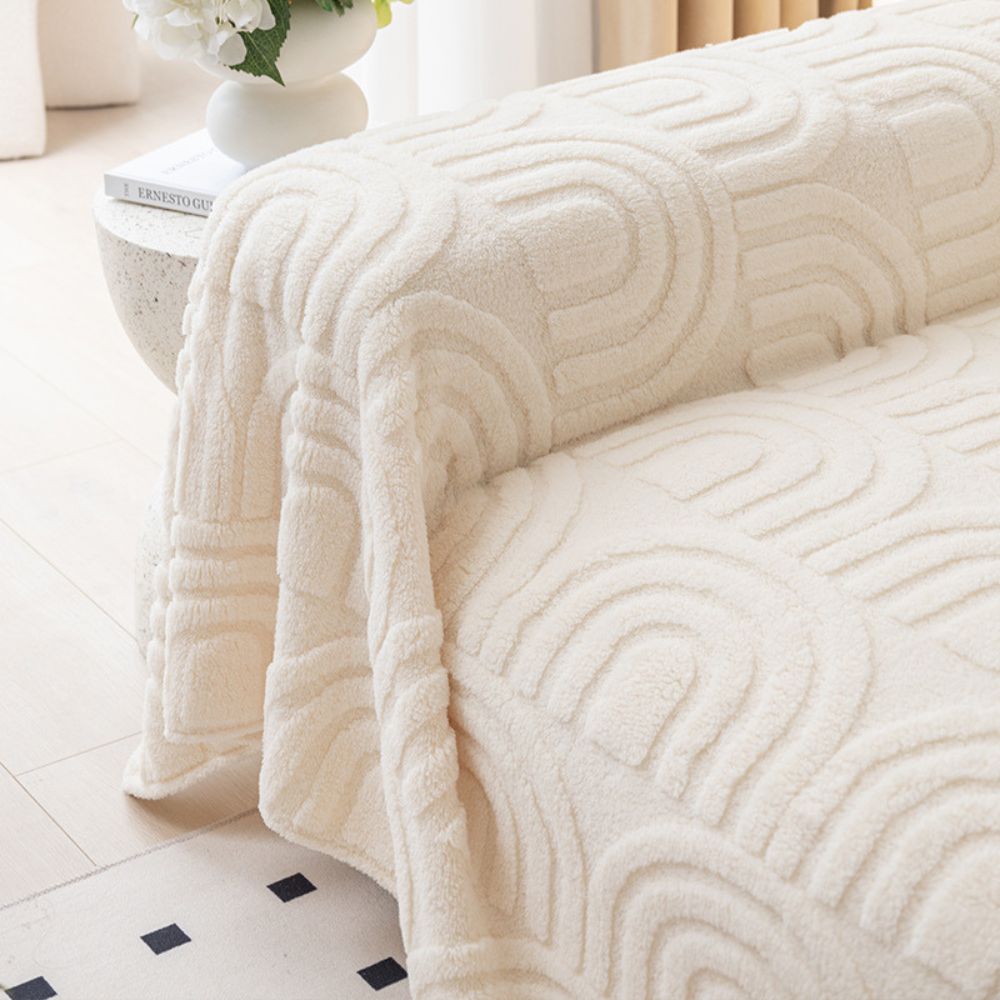 Celestial | Plush Sofa Cover for Living Room Furniture Protection