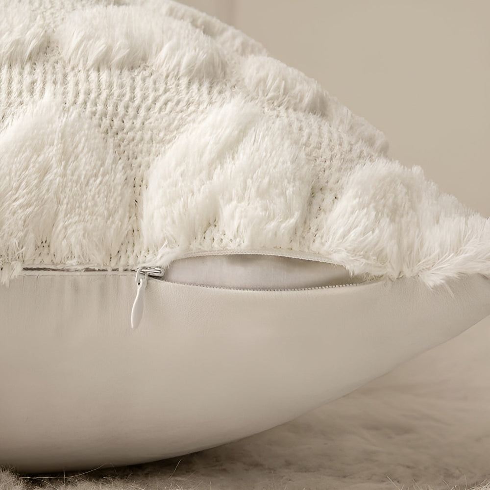 CozyNest | Plush Heart Cushion Cover