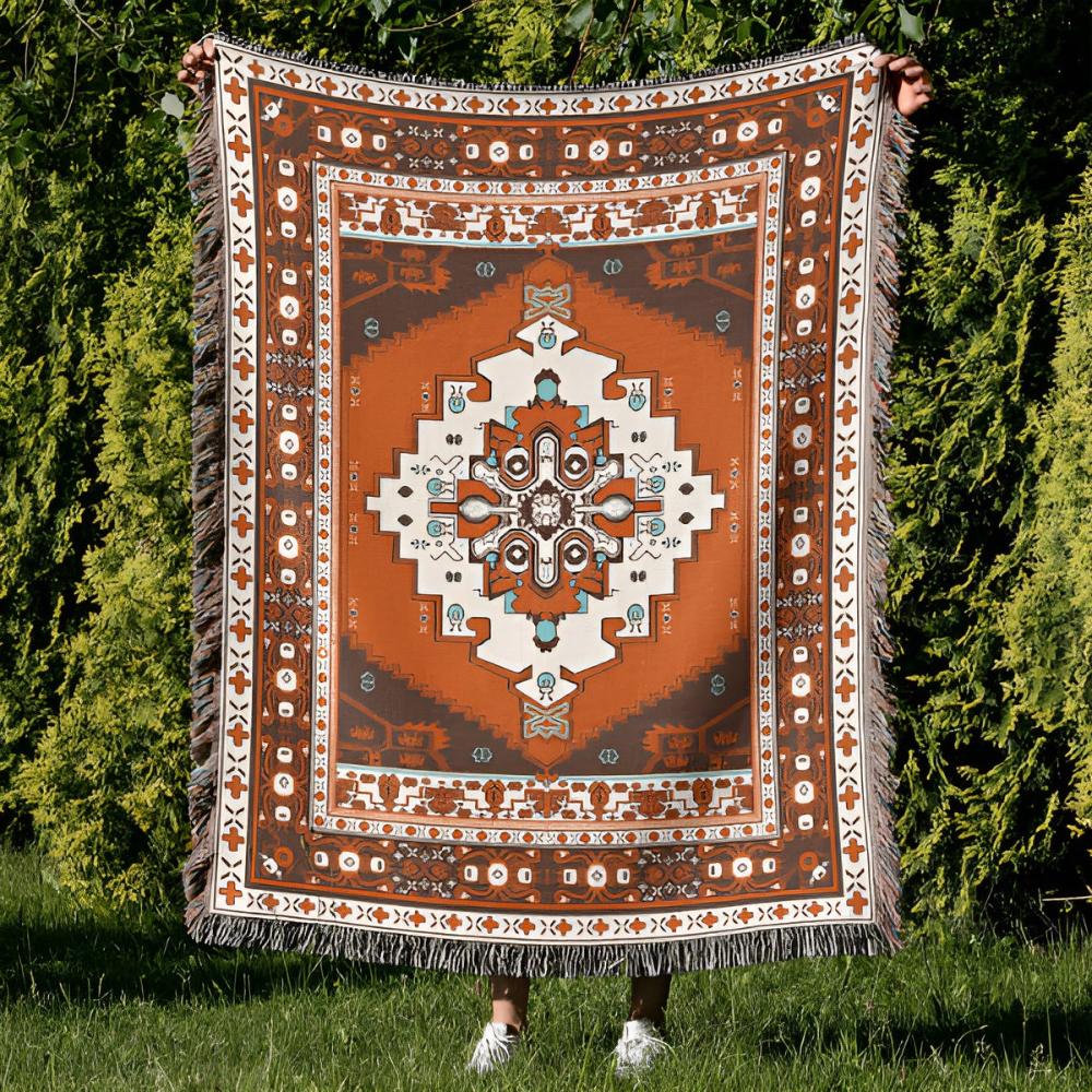 DesertBloom | Tapestry Picnic Blanket and Throw
