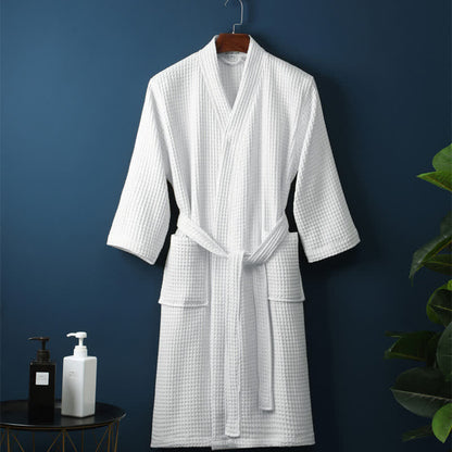 CozyWear | Waffle V-neck Bathrobe