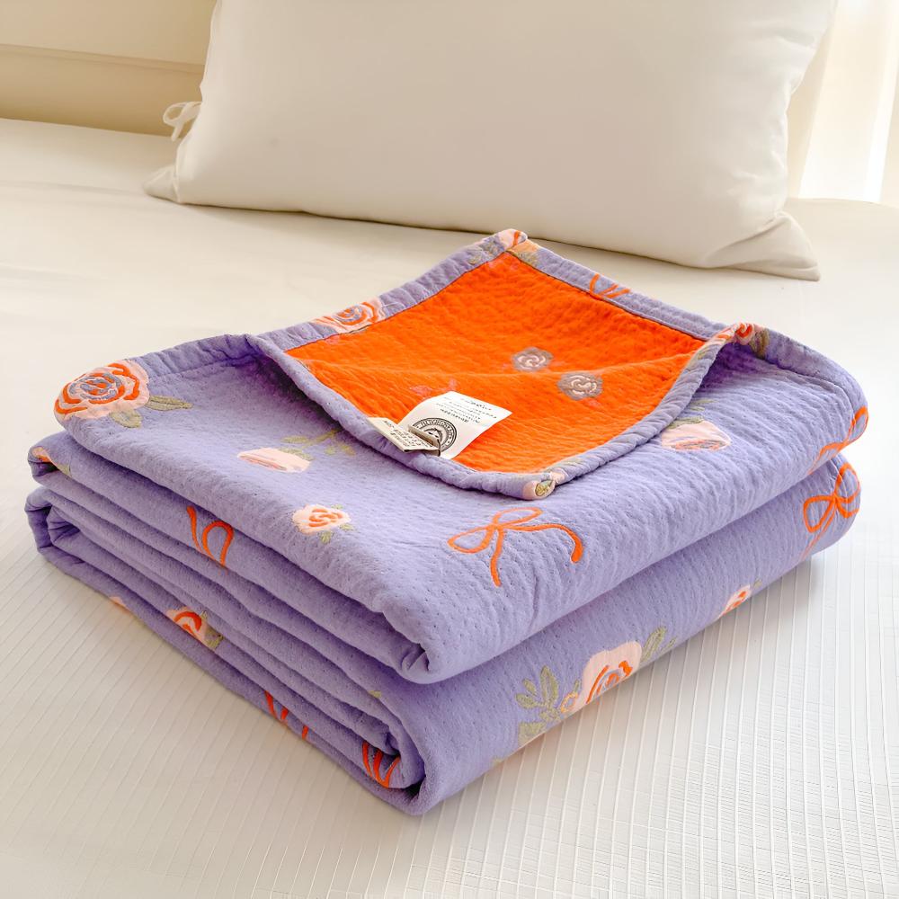 BowKnot | Rose Cotton Gauze Blanket