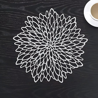 ChrysanthemumCharm | Elegant Floral Table Placemat