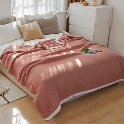 CozyNest | Deluxe Multi-Layer Muslin Cotton Blanket