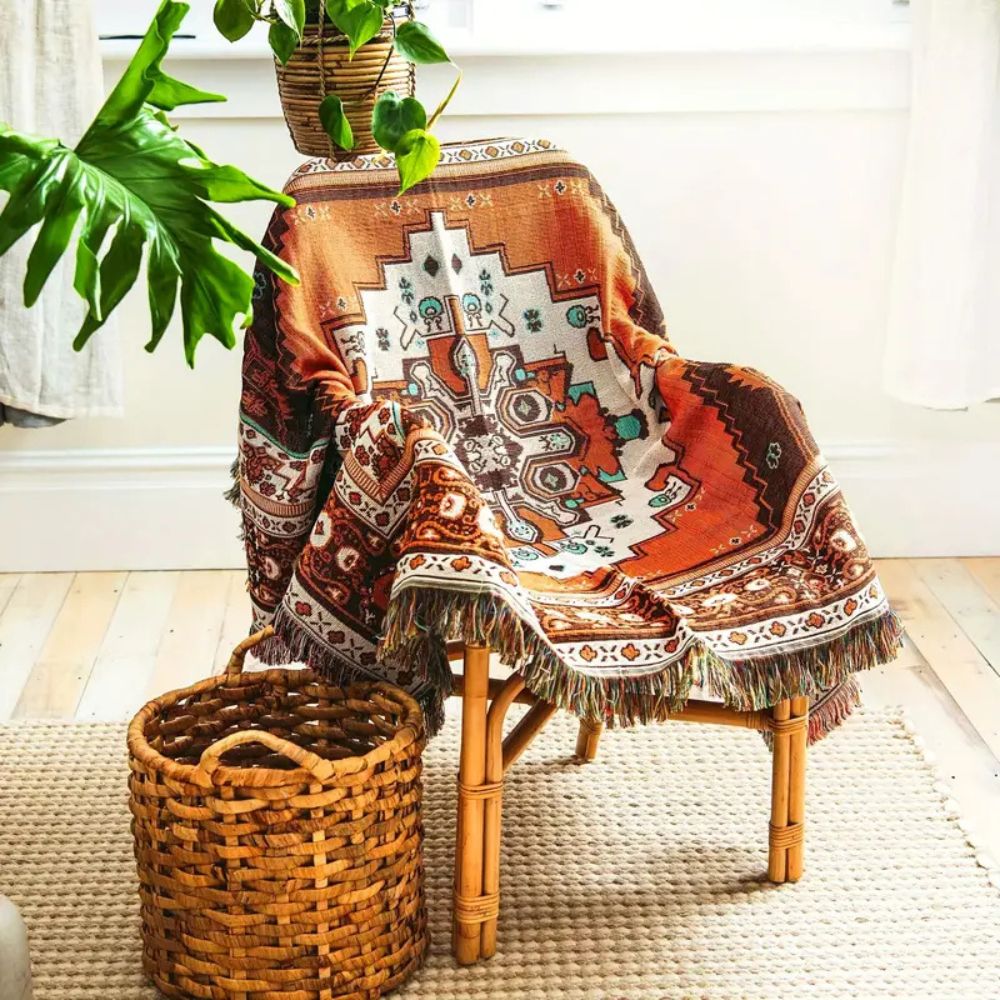 BohoHome | Boho Chic Patterned Throw Blanket