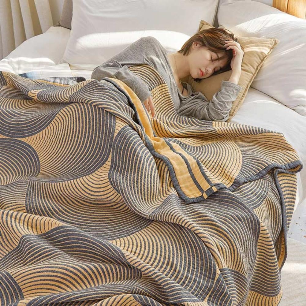 CozyNest | Muslin Reversible Cotton Blanket