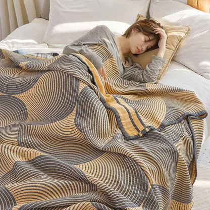 CozyNest | Muslin Reversible Cotton Blanket