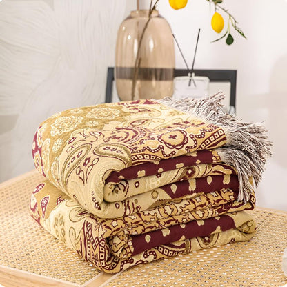 BohoDream | Bohemian Paisley Bliss Blanket