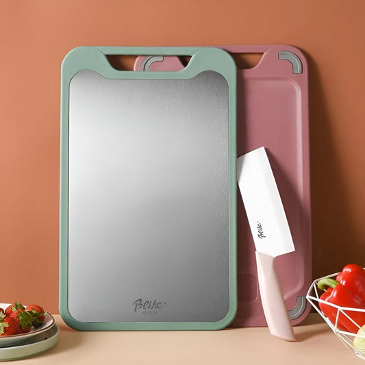 ChopMaster | Double-Sided Stainless Steel Chopping Board