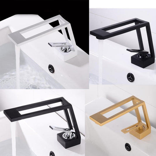 Aquafine | Solid Brass Bathroom Faucet - Hollow Basin Mixer Tap