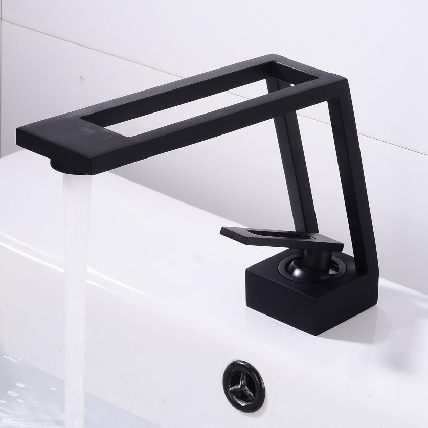Aquafine | Solid Brass Bathroom Faucet - Hollow Basin Mixer Tap