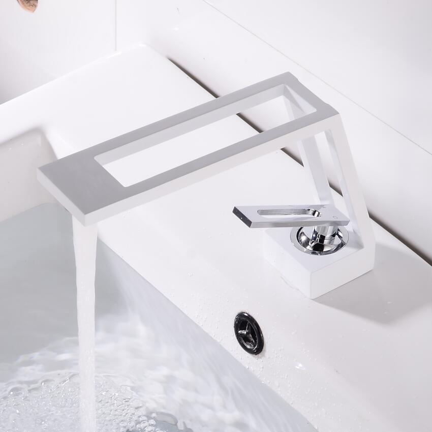 Aquafine | Solid Brass Bathroom Faucet - Hollow Basin Mixer Tap