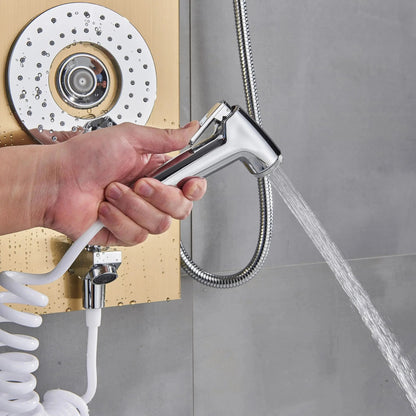 Aquanova | Bathroom Shower Panel - LED Waterfall & Temperature Control