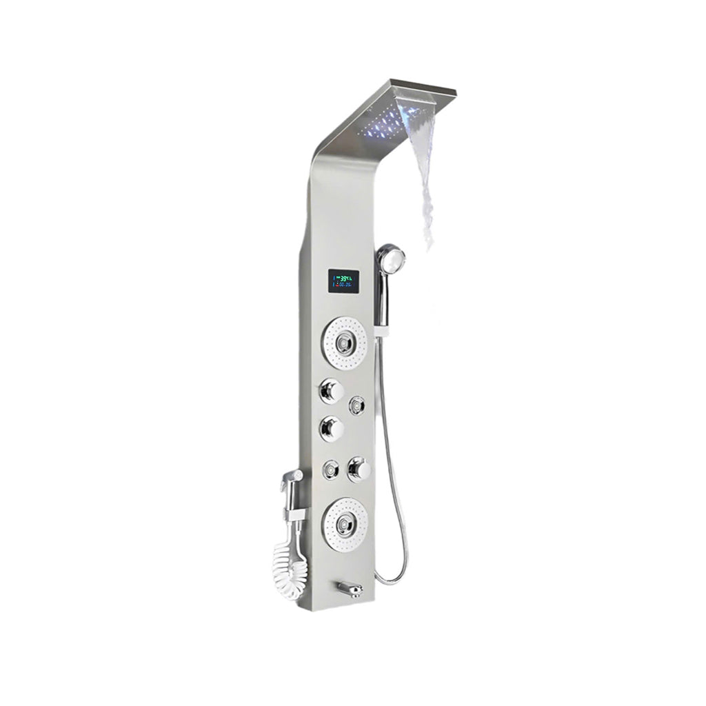 Aquanova | Bathroom Shower Panel - LED Waterfall & Temperature Control