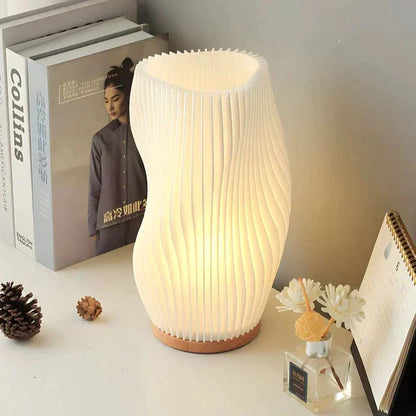 AuraWave | Elegant USB-Powered Wave Design LED Table Lamp