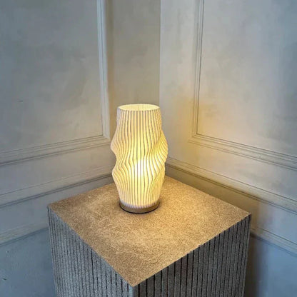 AuraWave | Elegant USB-Powered Wave Design LED Table Lamp