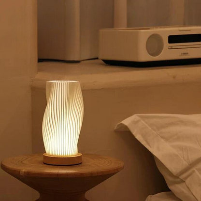 AuraWave | Elegant USB-Powered Wave Design LED Table Lamp