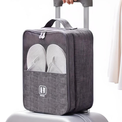 Compact Travel Shoe Organiser With Multiple Compartments