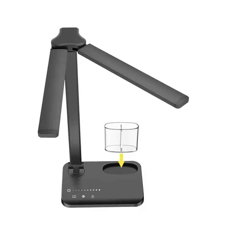 Dual-Head Desk Lamp | Dimmable Touch Control Reading Light