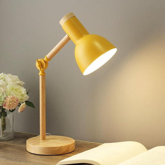FlexiGlo | Foldable and Adjustable Wooden LED Table Lamp