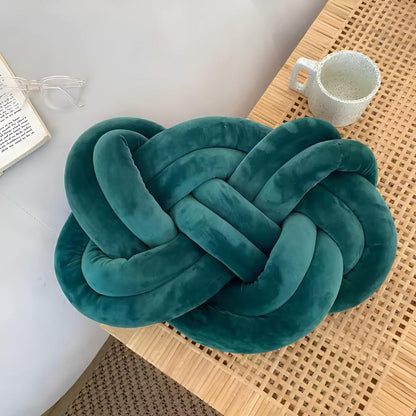 CozyNest | Braided Plush Cushion Pillow