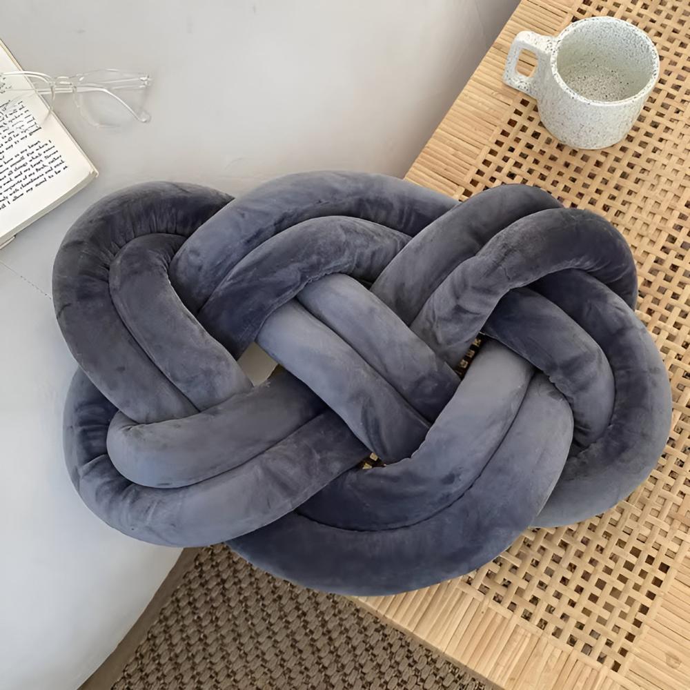 CozyNest | Braided Plush Cushion Pillow