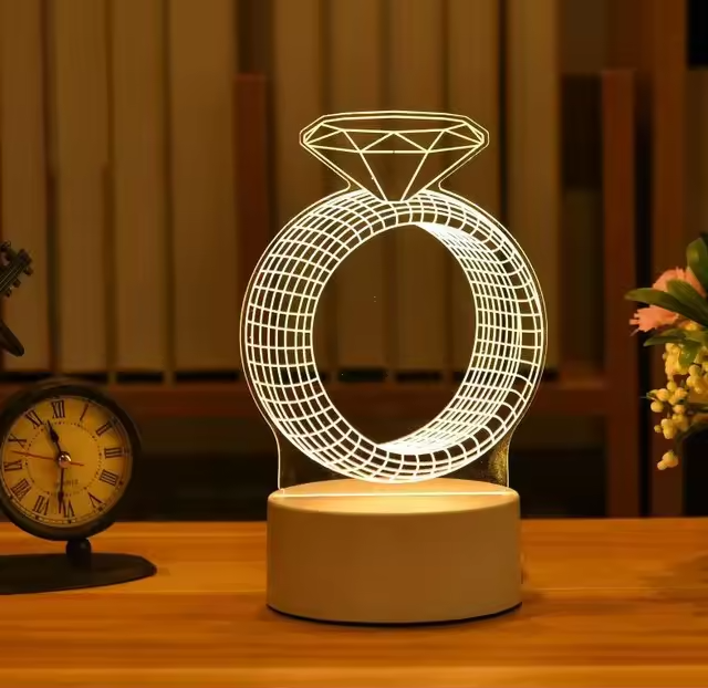 LED Note Board Lamp | USB-Powered Decorative Night Light