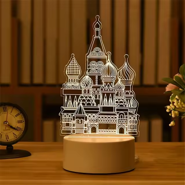 LED Note Board Lamp | USB-Powered Decorative Night Light