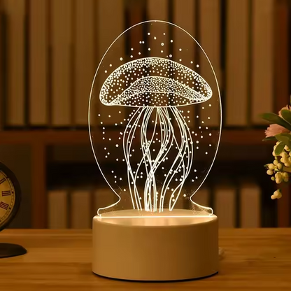 LED Note Board Lamp | USB-Powered Decorative Night Light