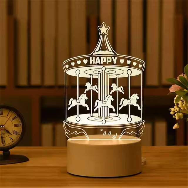 LED Note Board Lamp | USB-Powered Decorative Night Light