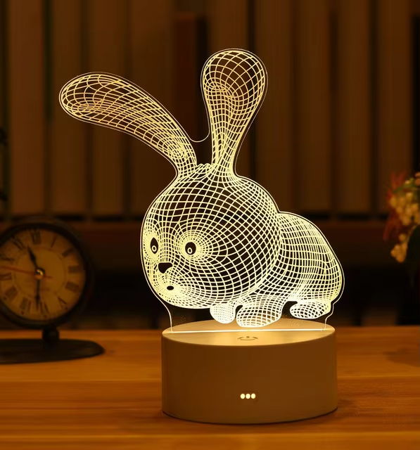 LED Note Board Lamp | USB-Powered Decorative Night Light